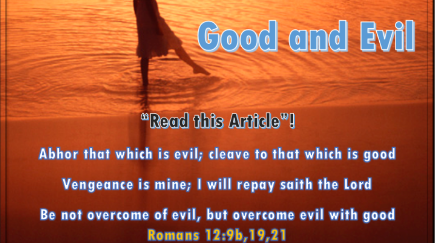 Christian Living Wise to do Good and Evil