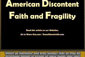 AMERICAN DISCONTENT: FAITH AND FRAGILITY Article image
