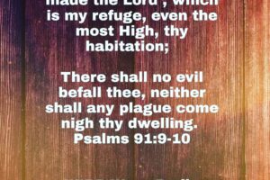 No Plague Come Near You Door Psalms 91