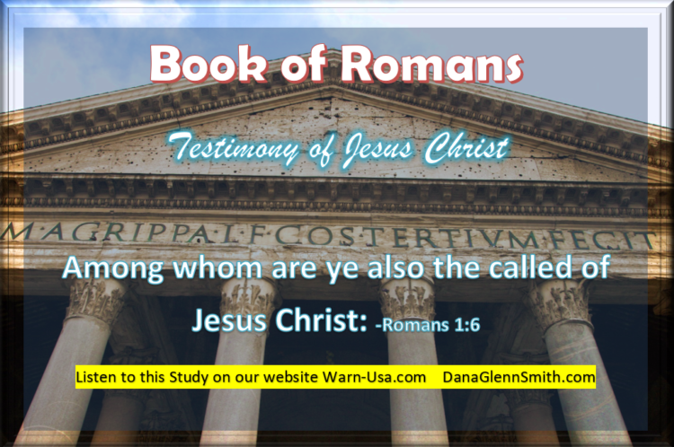 Inexcusable Book of Romans pt4 on Sound the Shofar @Warnradio Warn-Usa Dot Com article image