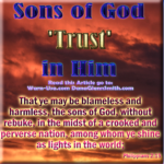 Sons of God Trust in Him article image