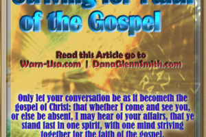 Striving for Faith of the Gospel article image