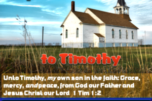 Son in Faith Epistles of Timothy Pt1 article image